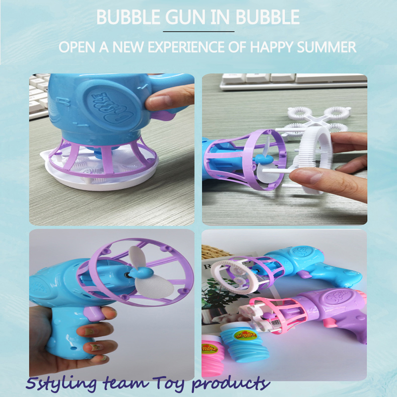 Blæser bobler, legetøj til børn, nye boblepistoler, elektriske fans, boblemaskiner, legetøj og den samme tiktok.